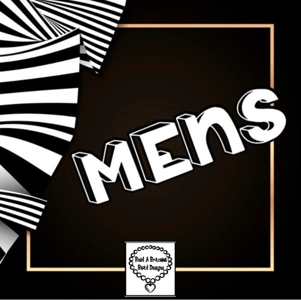 Men's Black and White Striped Apparel